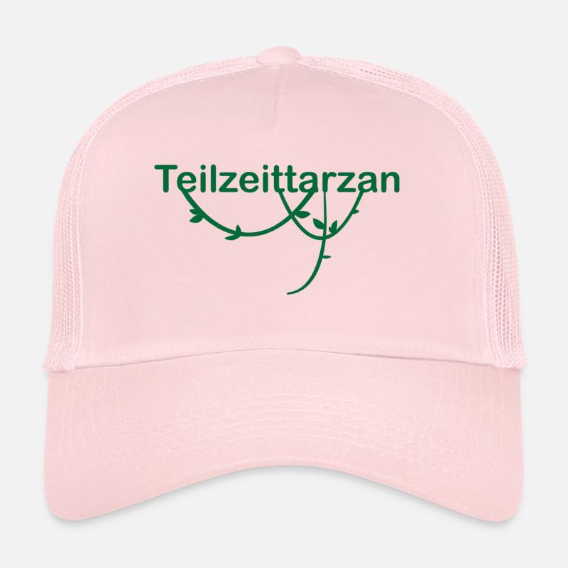 Teilzeittarzan mit Liane - Trucker Cap - Hellrosa