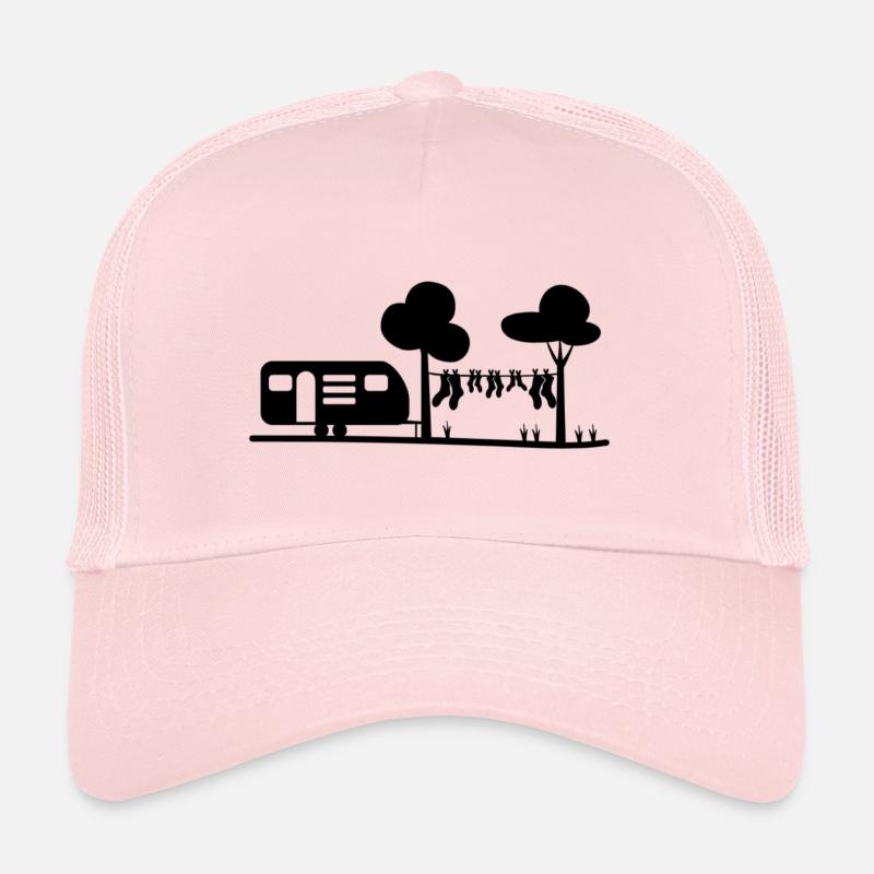 5 Paar Socken Camping Design Trucker Cap
