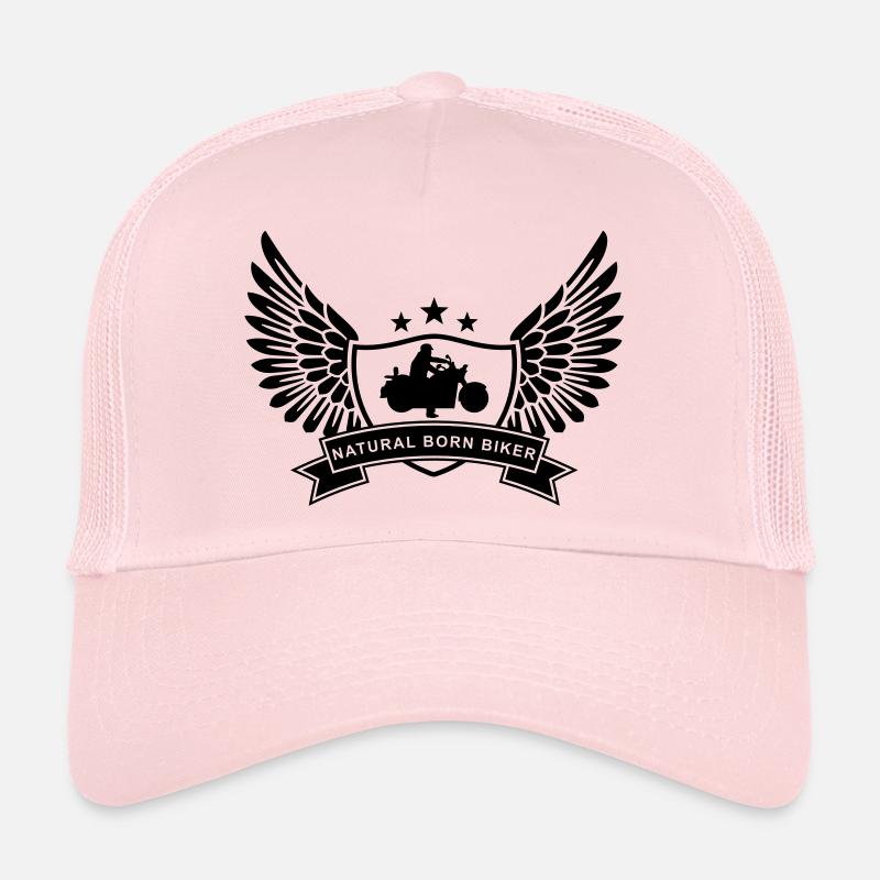 natural_born_biker Trucker Cap