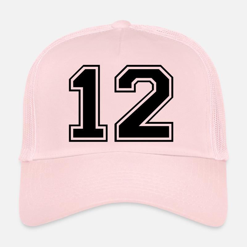 12 - Casquette trucker  - rose pâle