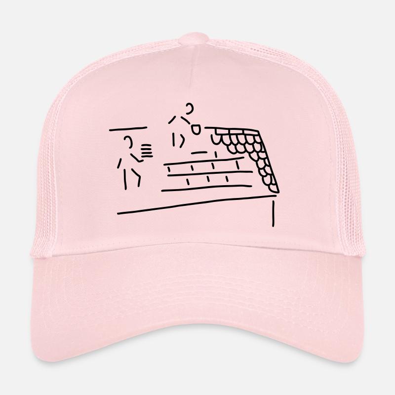 dachdecker - Trucker Cap - Hellrosa