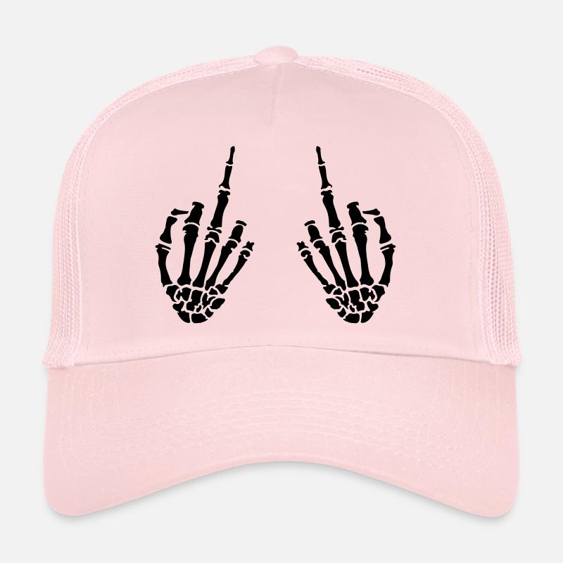 middle fingers design Trucker Cap