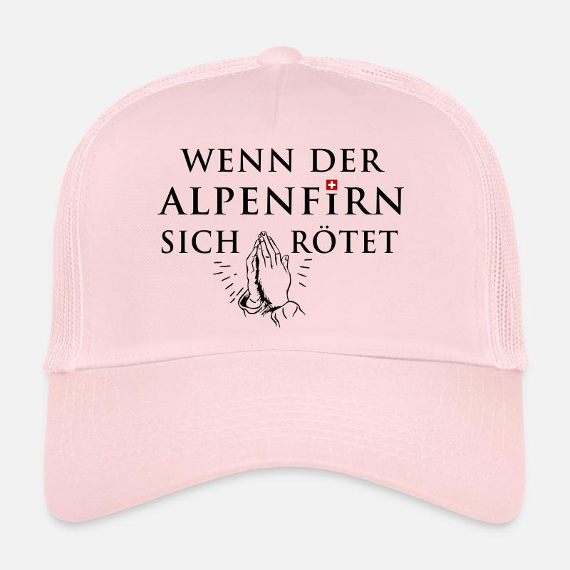 Wenn der Alpenfirn sich rötet... Trucker Cap
