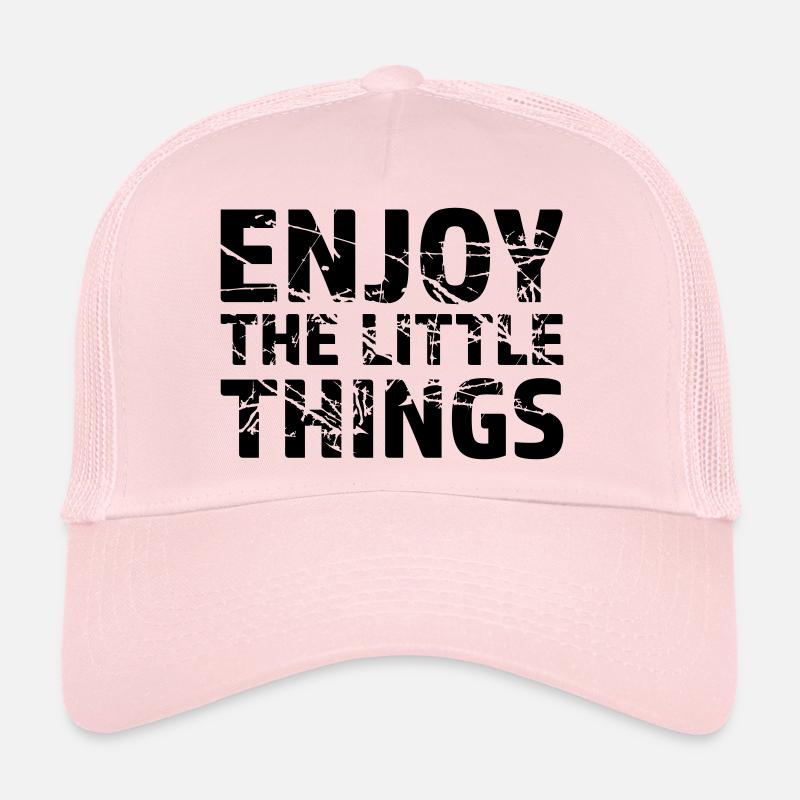 Enjoy the little - Trucker Cap - Hellrosa