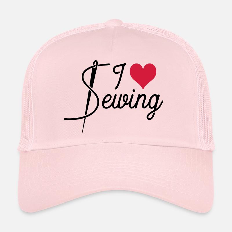 Nähen - Trucker Cap - Hellrosa
