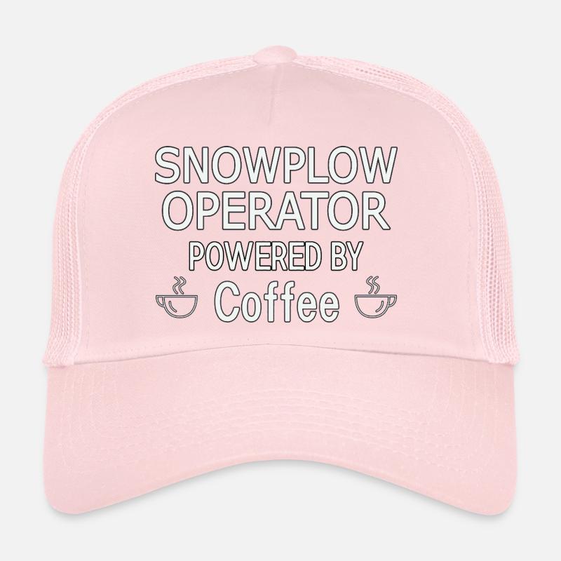 Conducteur de chasse-neige à café Casquette trucker 