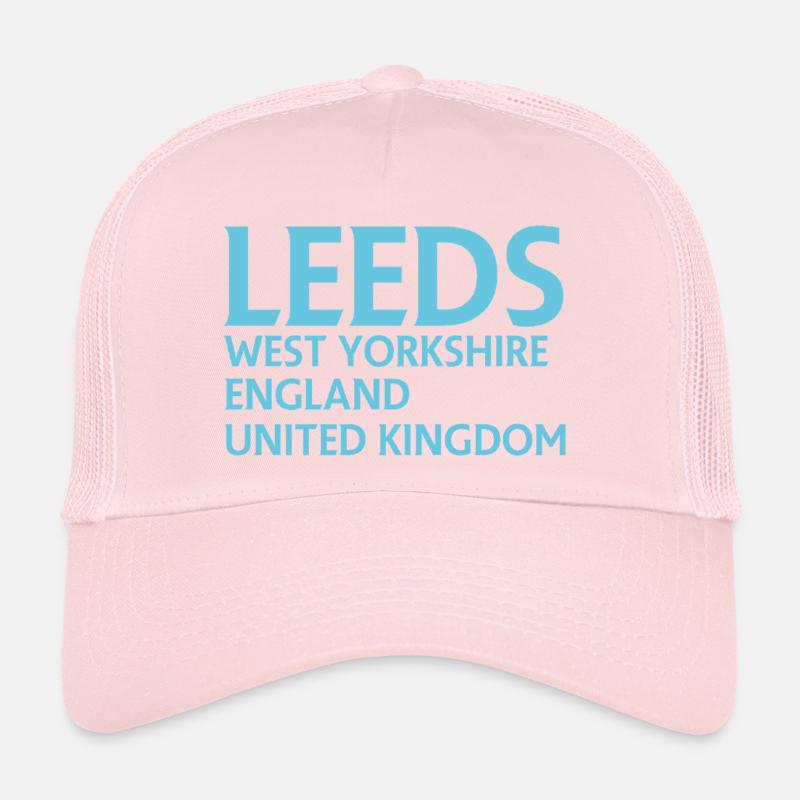 Leeds – England Liedtextdesign Trucker Cap