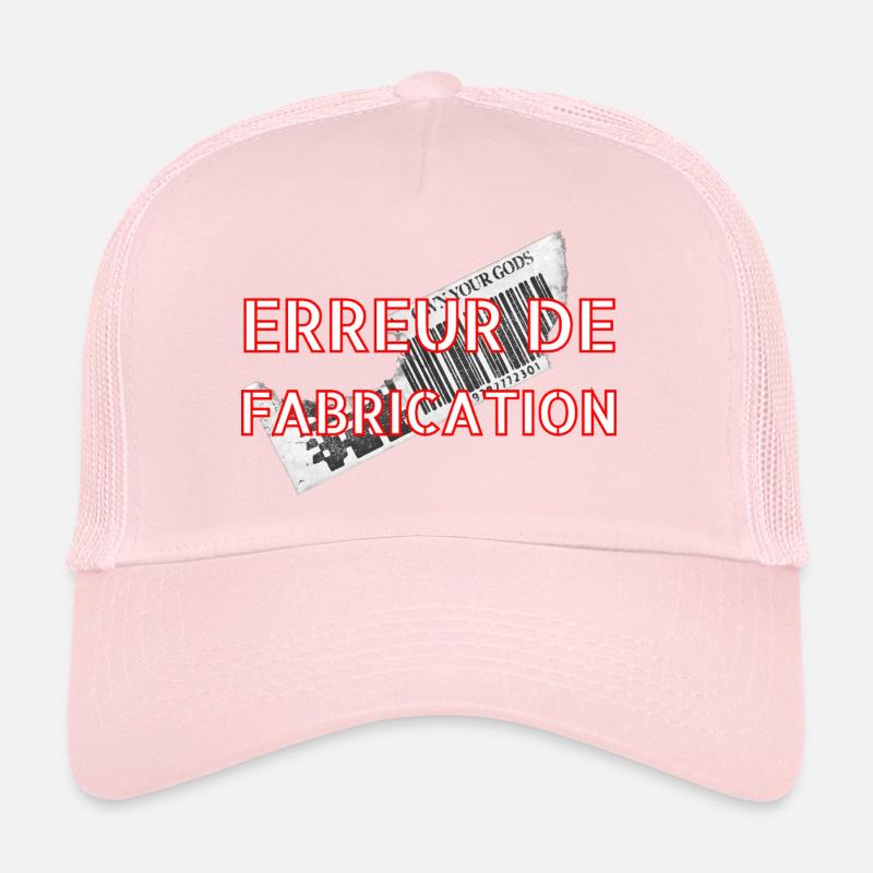 ERREUR DE FABRICATION Casquette trucker 
