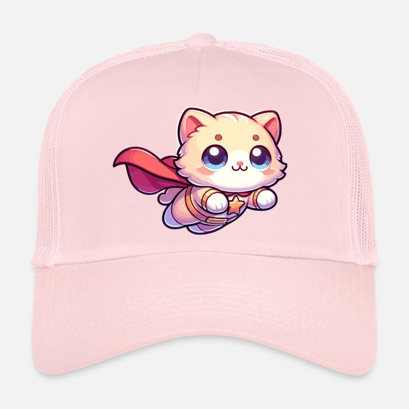 Super-héros Chat Chaton Héros Chaton Casquette trucker 