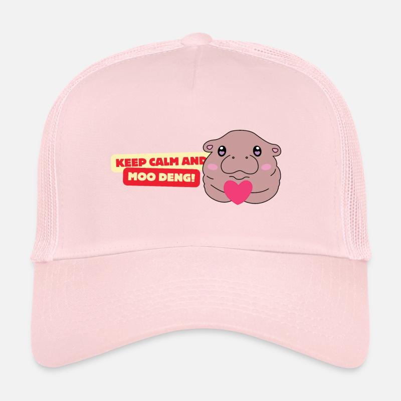 Moo Deng Loves You Trucker Cap