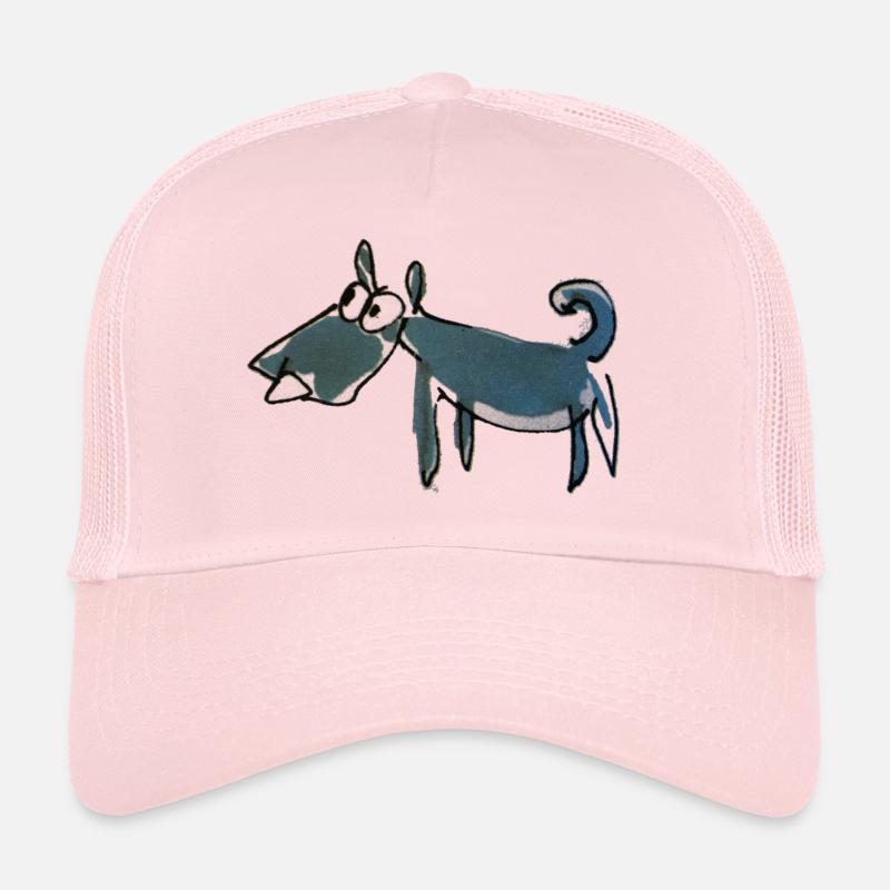 Dessin de chien Casquette trucker 