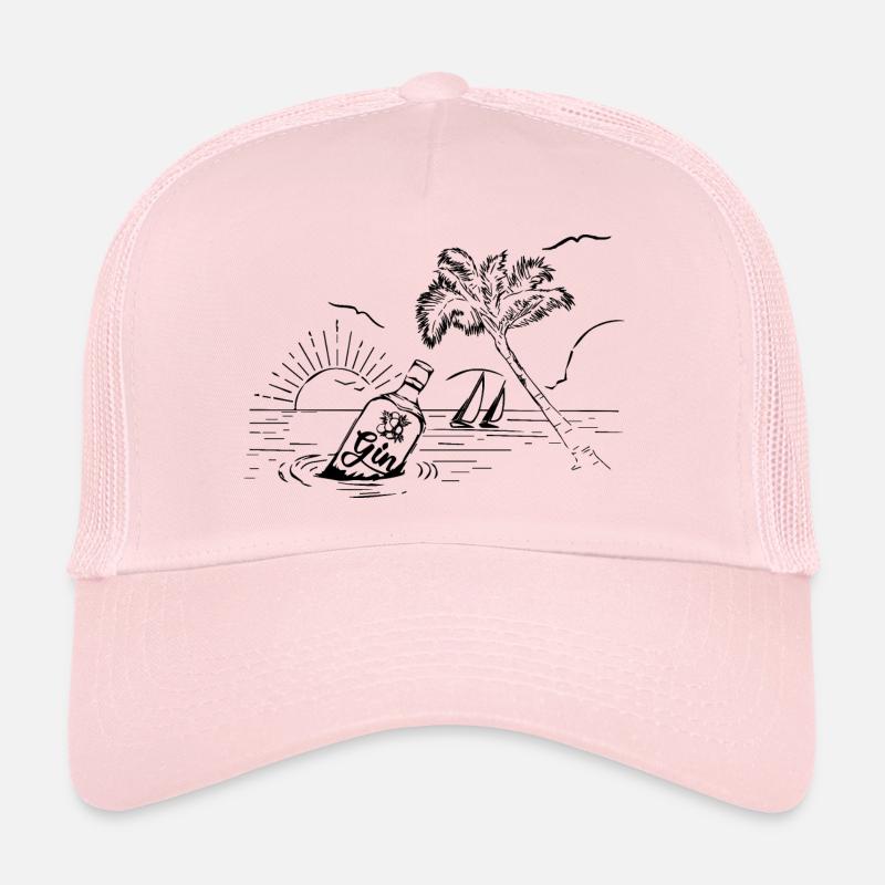 GIN - black Trucker Cap