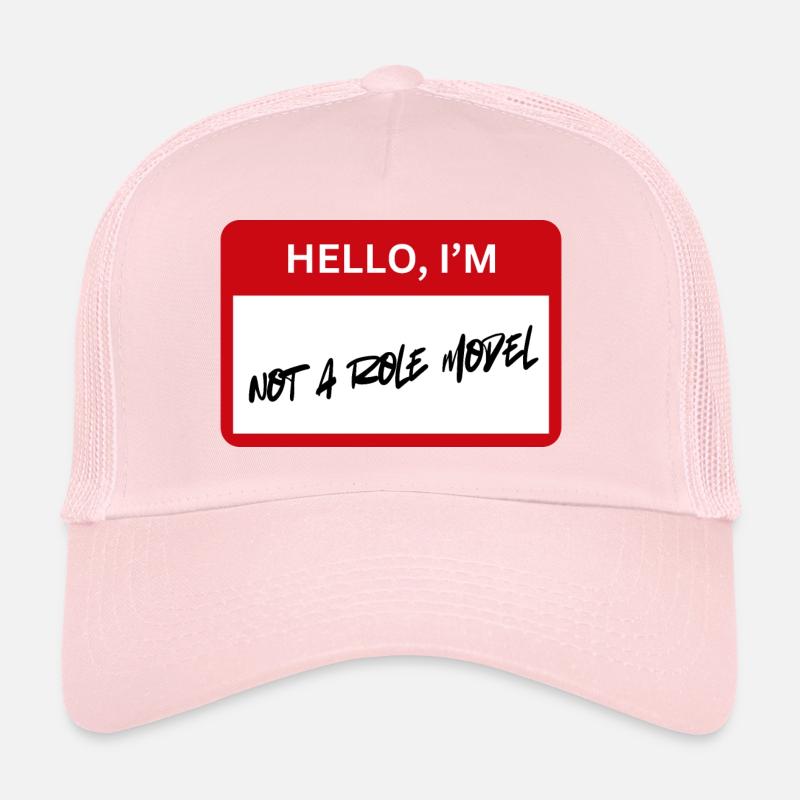 No Role Model - Trucker Cap - Hellrosa