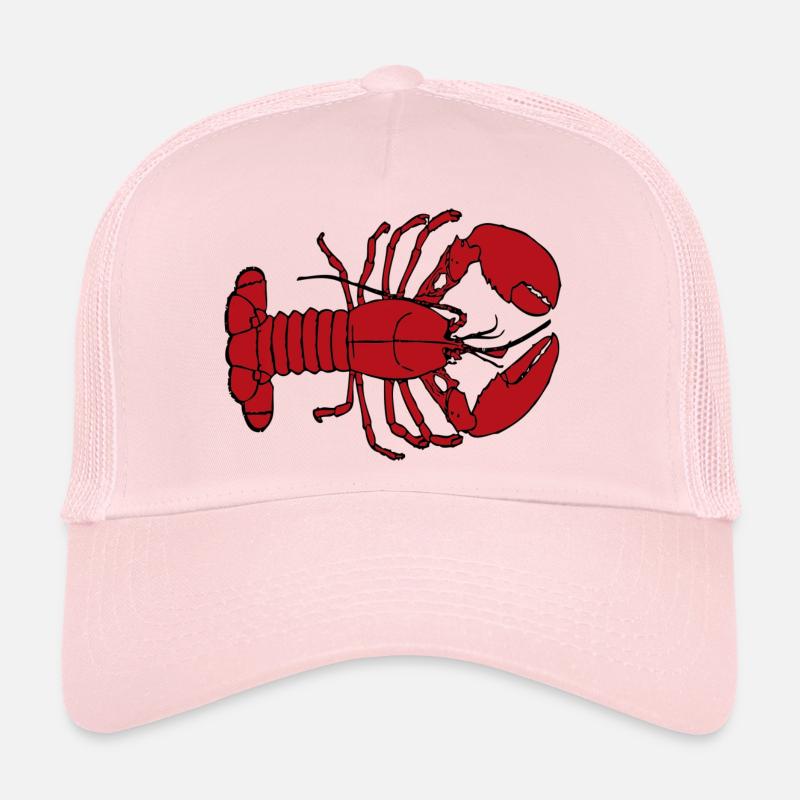 Red lobster - Trucker Cap - pale pink