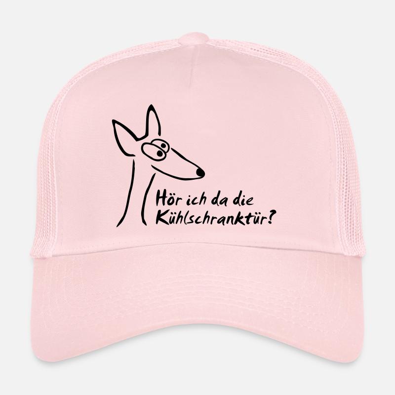 podenco kuehleschrank - Trucker Cap - Hellrosa