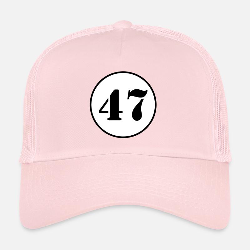NUMMER 47 Siebenundvierzig Geburtstag Geschenk Trucker Cap