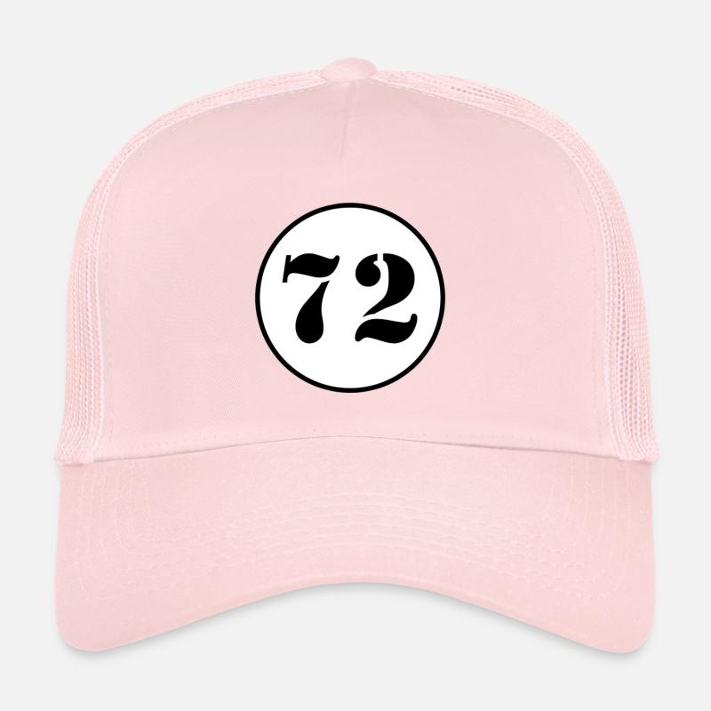 NUMÉRO 72 soixante-douze cadeau d'anniversaire Casquette trucker 