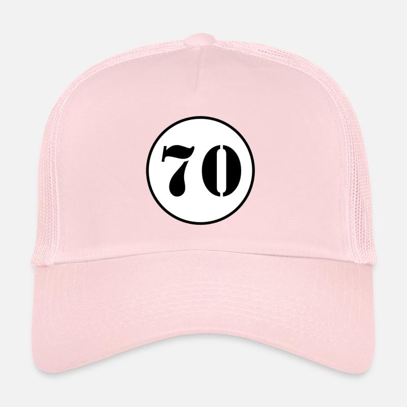 NUMBER 70 seventy birthday gift Trucker Cap