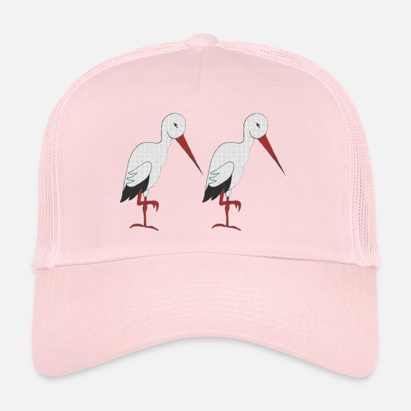 cigogne 2 fois Casquette trucker 