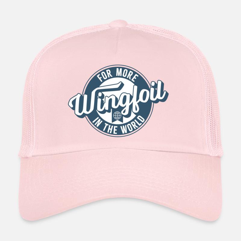 Plus de wingfoil dans le monde - Casquette trucker  - rose pâle