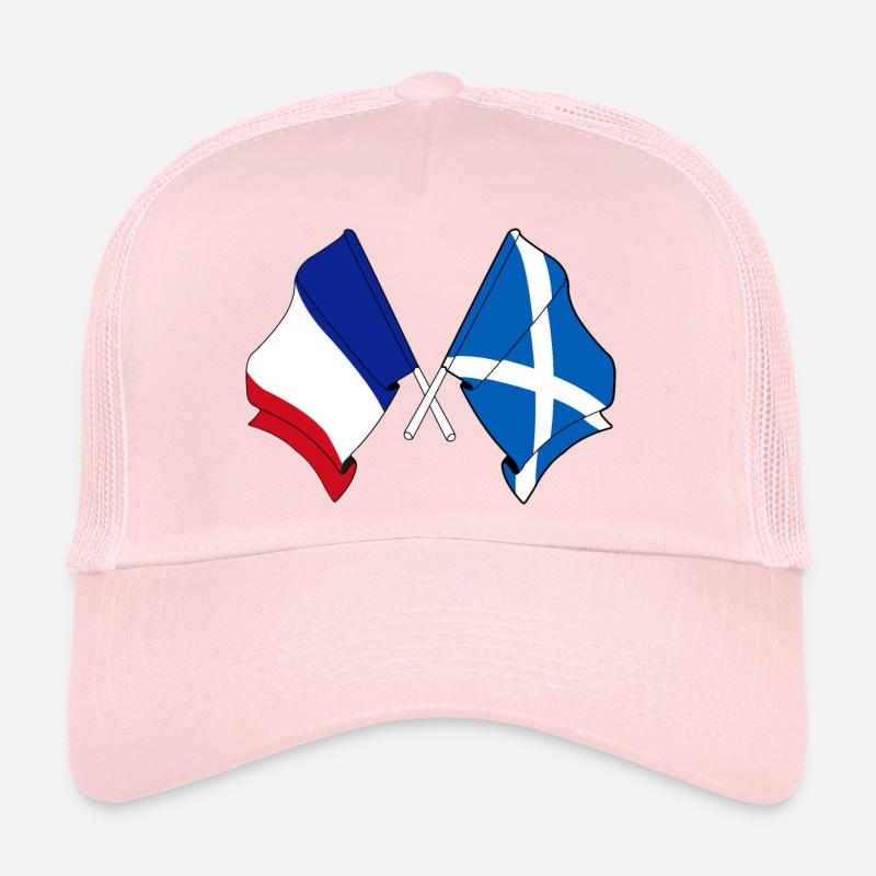 Drapeau France, Écosse Casquette trucker 