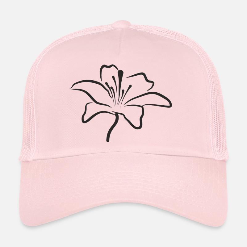Bloomyvitae - Blüte - schwarz Trucker Cap