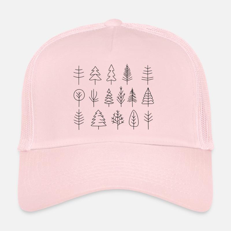 Abstrakte Baum-Kollektion Trucker Cap