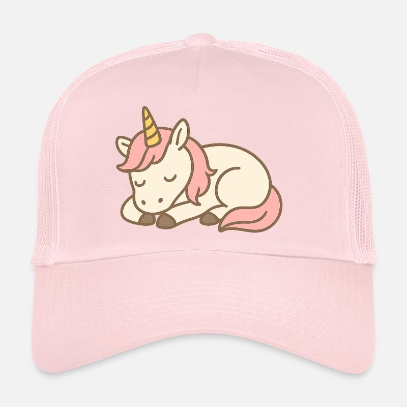 Sleeping Unicorn Trucker Cap