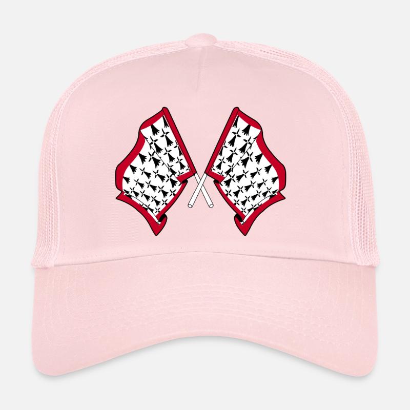 Drapeaux croisés du Limousin Casquette trucker 