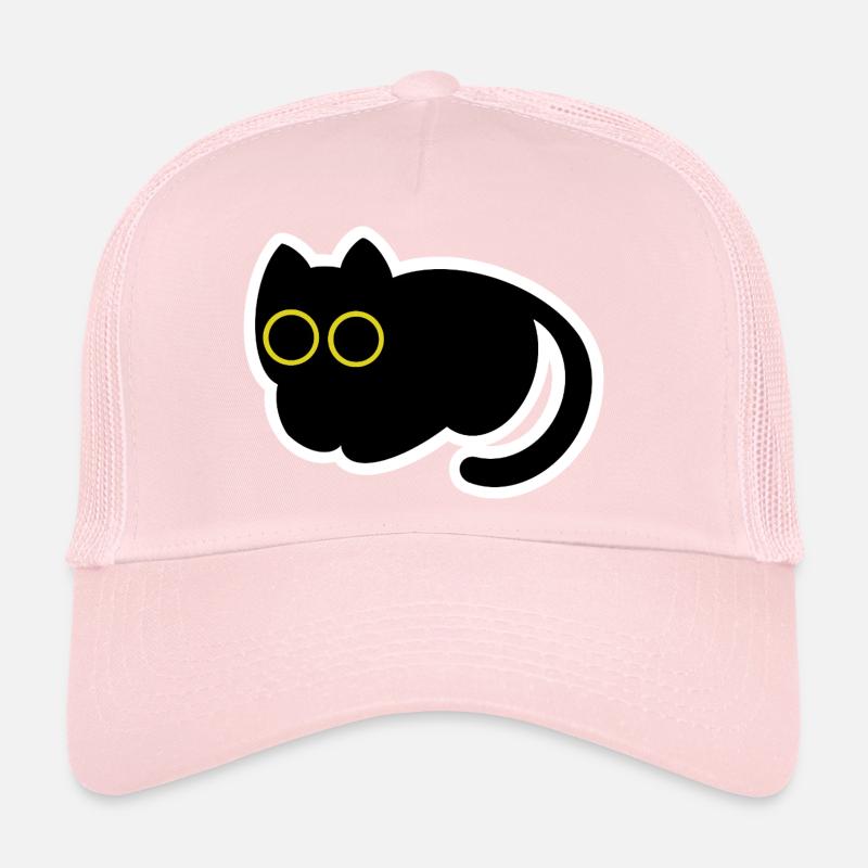 Void Cat - Trucker Cap - pale pink