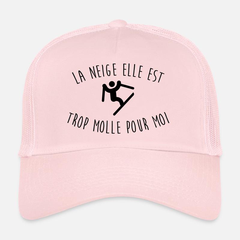 La neige elle est trop molle pour moi Casquette trucker 
