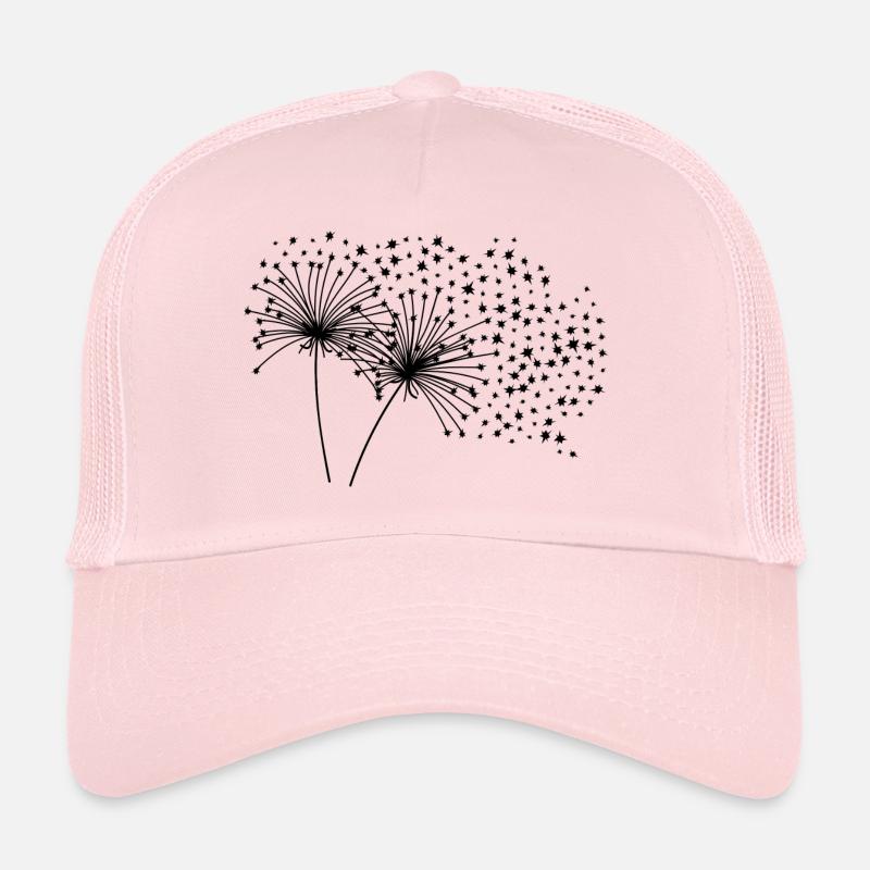 PiexSu - Etoiles Dandelion Casquette trucker 