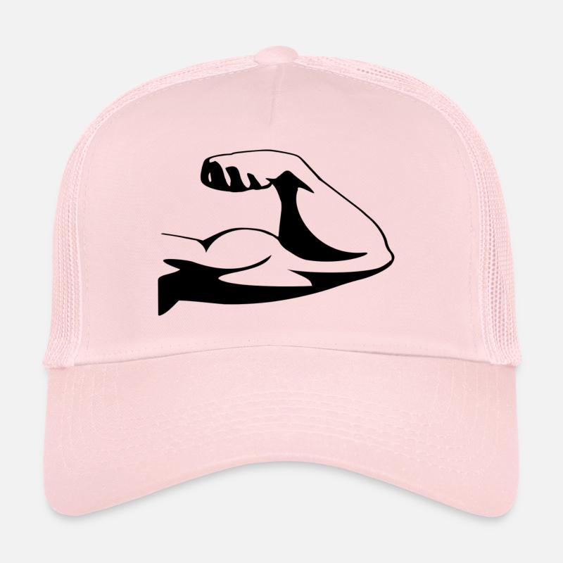Muscle biceps upper arm Trucker Cap