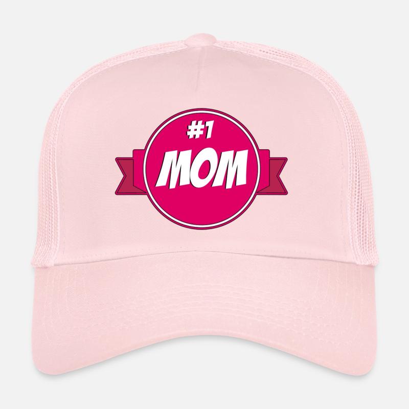 Maman de l'année - Casquette trucker  - rose pâle