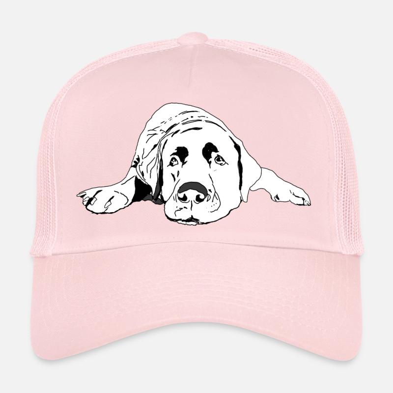 Labrador - Trucker-lippis - vaaleanpunainen
