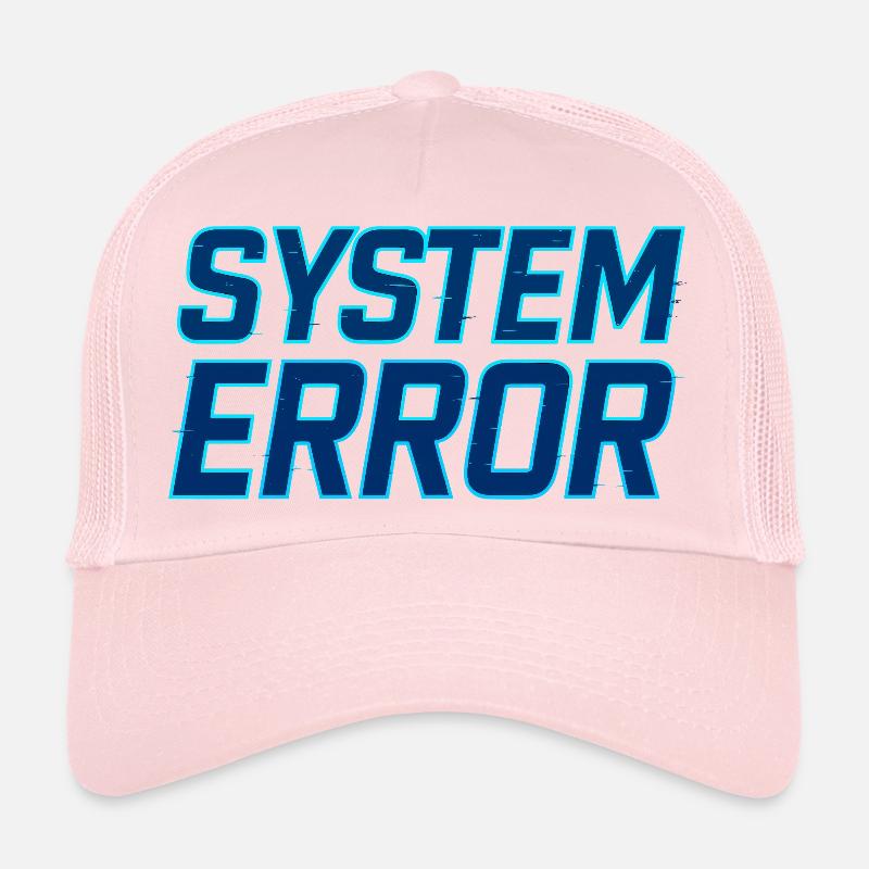 Systemfehler Glitch Design Trucker Cap
