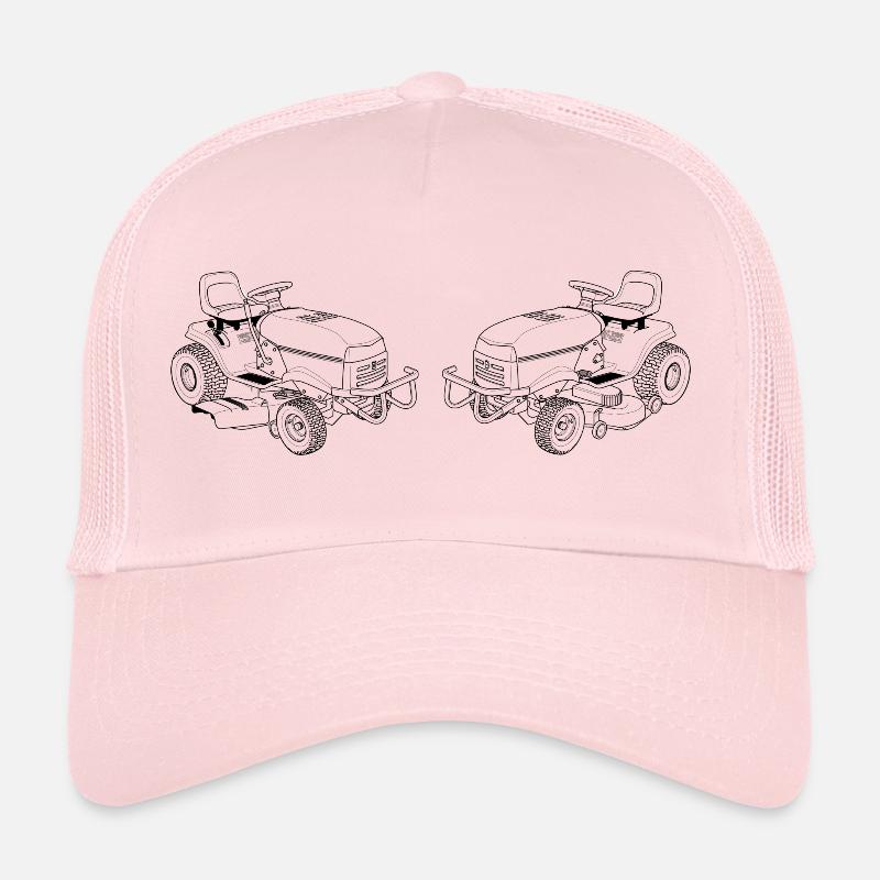 Rasenmäher - Trucker Cap - Hellrosa