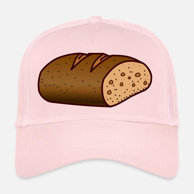 Brot Leib essen - Trucker Cap - pale pink