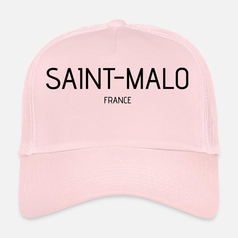 Saint Malo - Casquette trucker  - rose pâle
