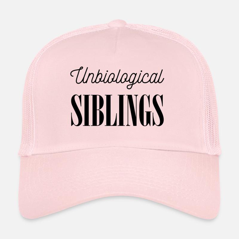 Beste Freunde: Unbiological Siblings - Trucker Cap - Hellrosa