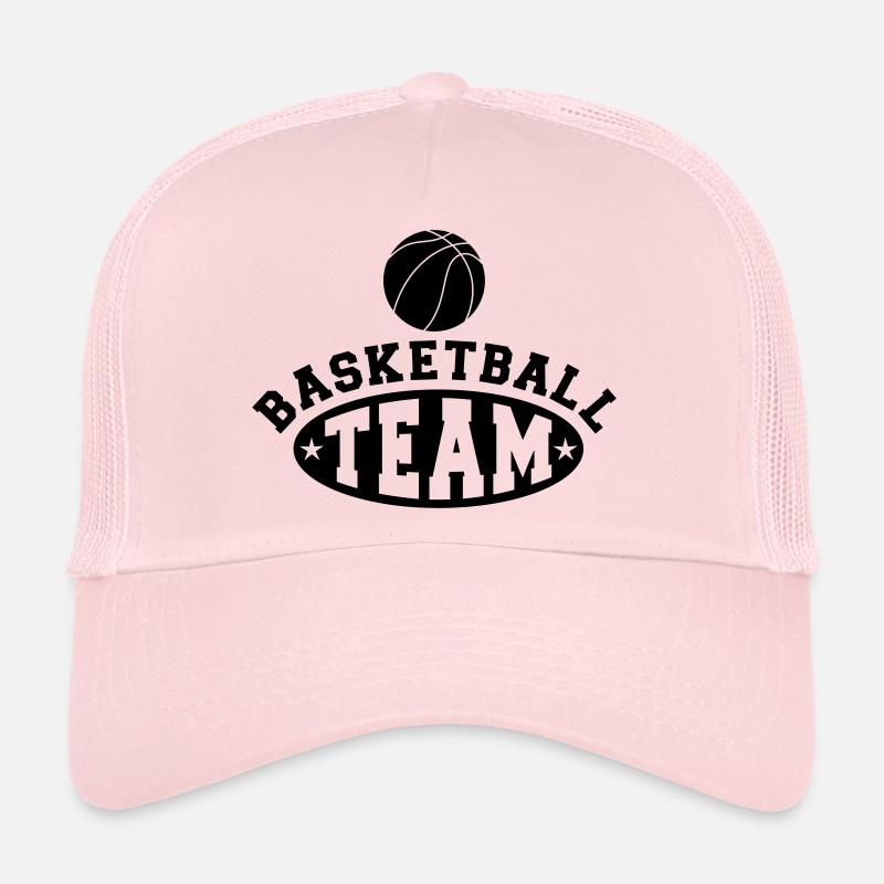 Basketball Team - Trucker Cap - pale pink