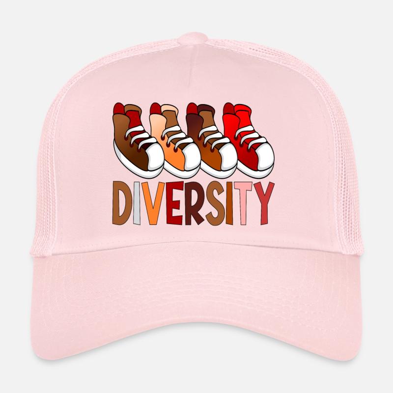 Diversity Sneakers - Sport - Trucker Cap - Hellrosa