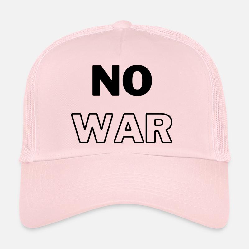 Pas de guerre - Casquette trucker  - rose pâle