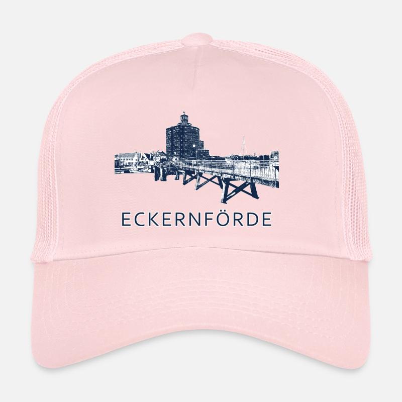 Hafen in Eckernförde - Trucker Cap - Hellrosa