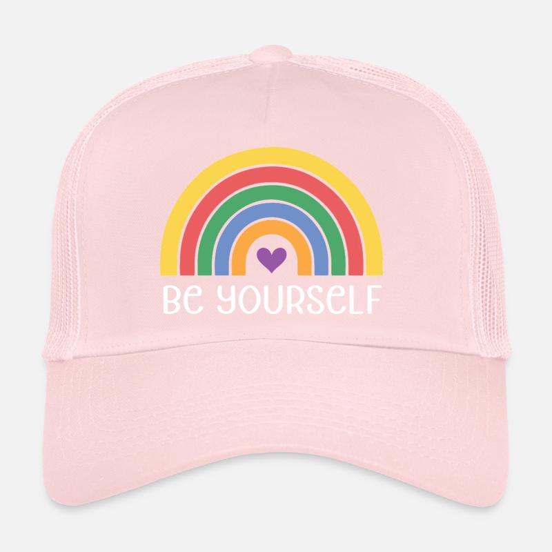 Mois de la fierté LGBTQ - Soyez vous-même Casquette trucker 