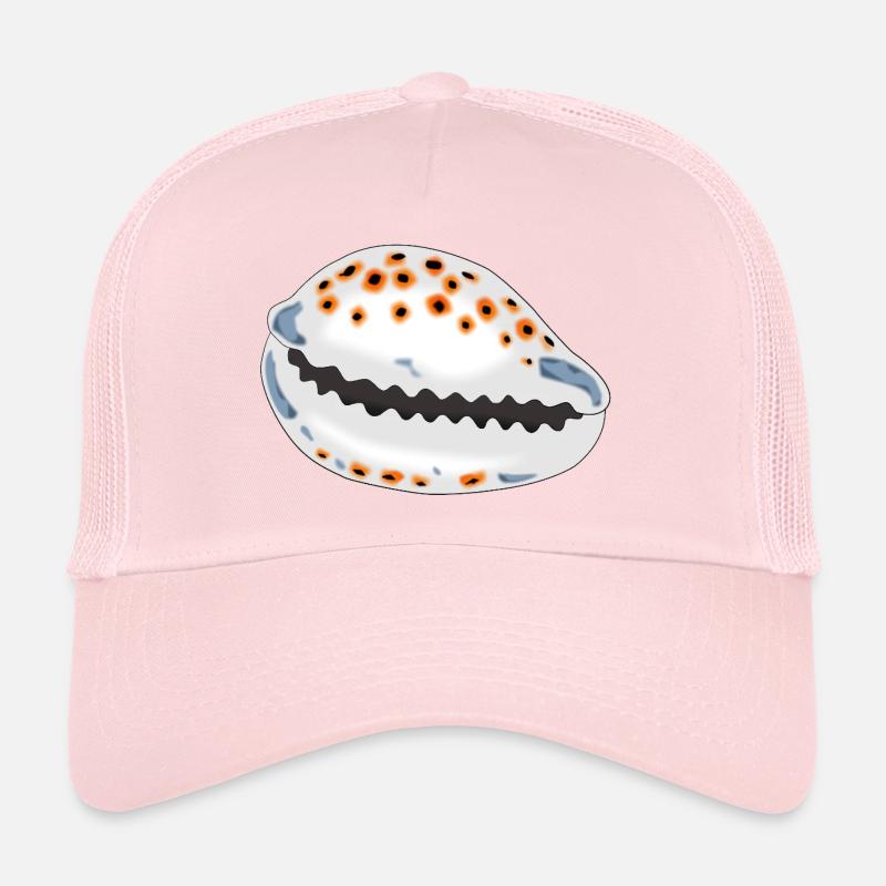 Coquille avec points Casquette trucker 