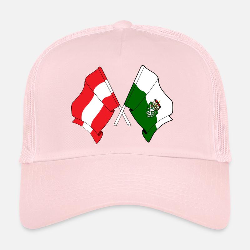 Austria & Styria Crossed Flags Trucker Cap