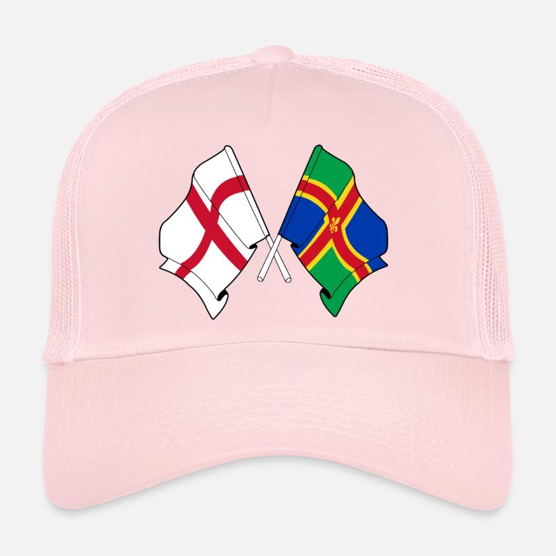 Croisés : Lincolnshire + Angleterre Casquette trucker 