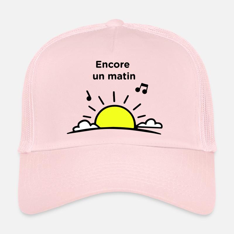 Another morning - Trucker Cap - pale pink