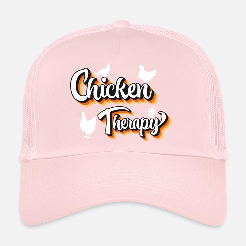 Fans de poulet - - Poulet - Thérapie des poulets Casquette trucker 